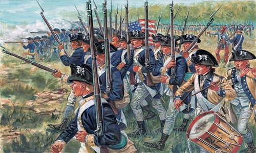 Fanteria americana della Guerra di indipendenza 1:72