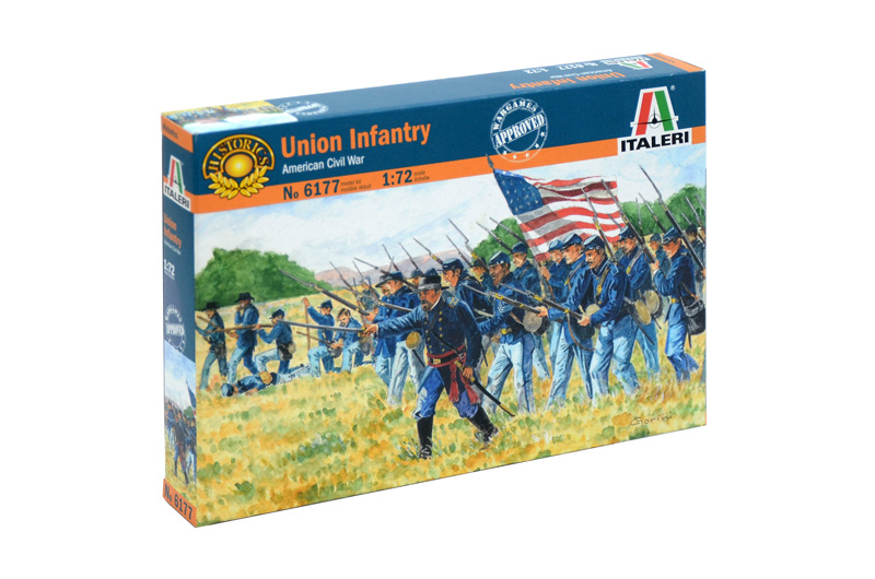 Fanteria dei Nordisti guerra civile americana 1:72