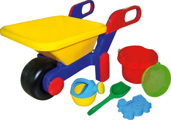 Carriola con set spiaggia 5pz