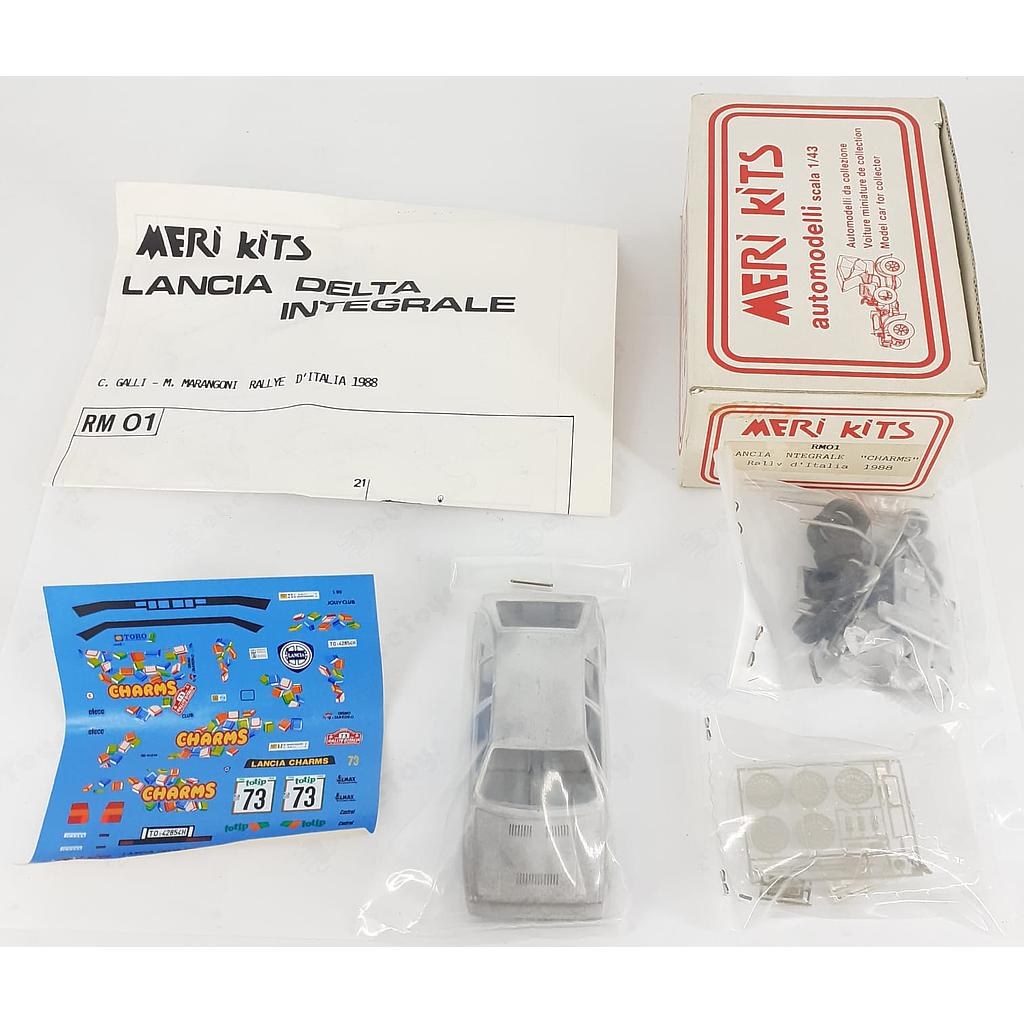 Lancia Delta Integrale Charms rally d'italia 1998 kit 1/43