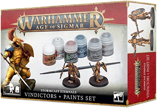 Warhammer Vindictors e Paint set