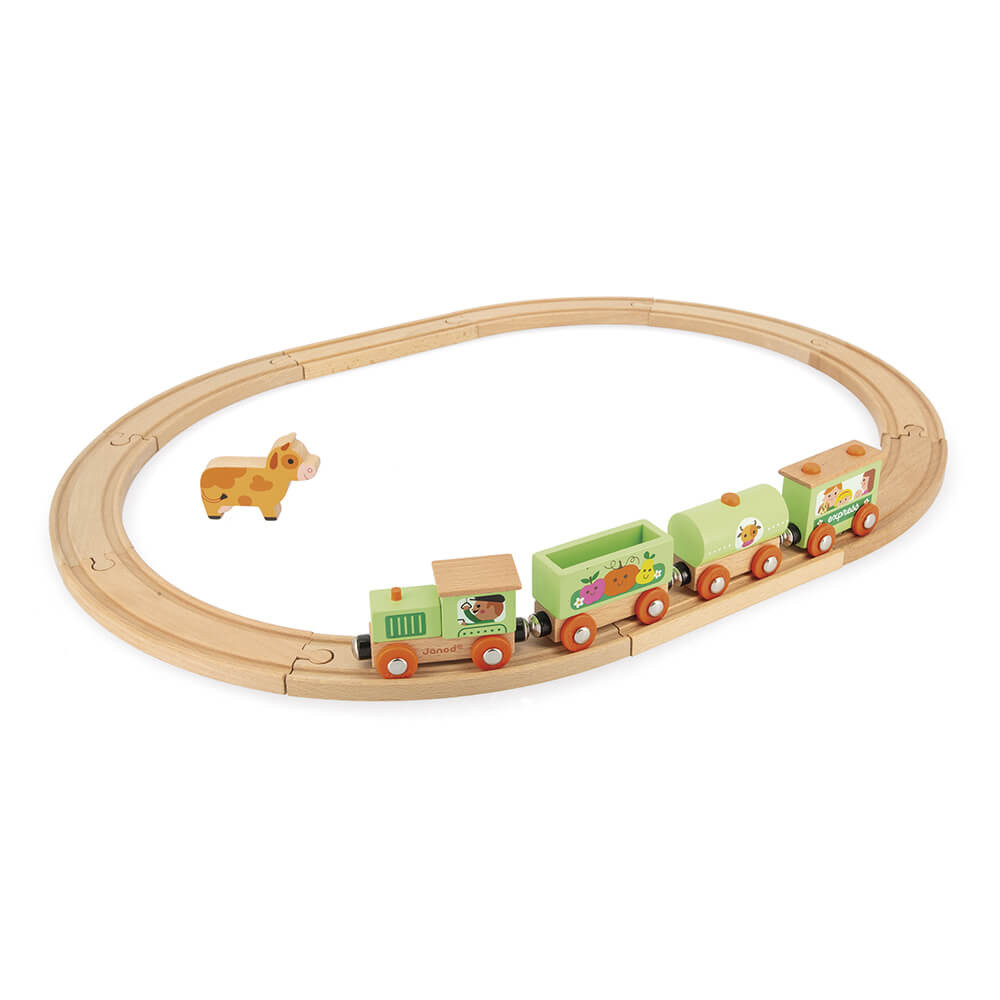 trenino fattoria con circuito story
