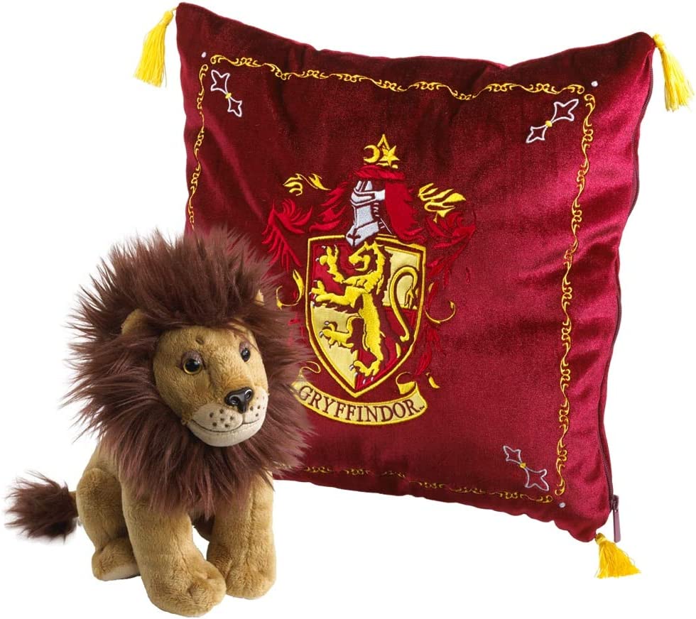 Peluche leone e cuscino Grifondoro