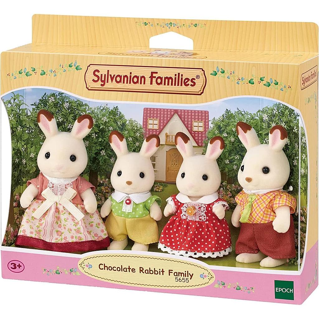 Famiglia Coniglio cioccolato Sylvanian Families
