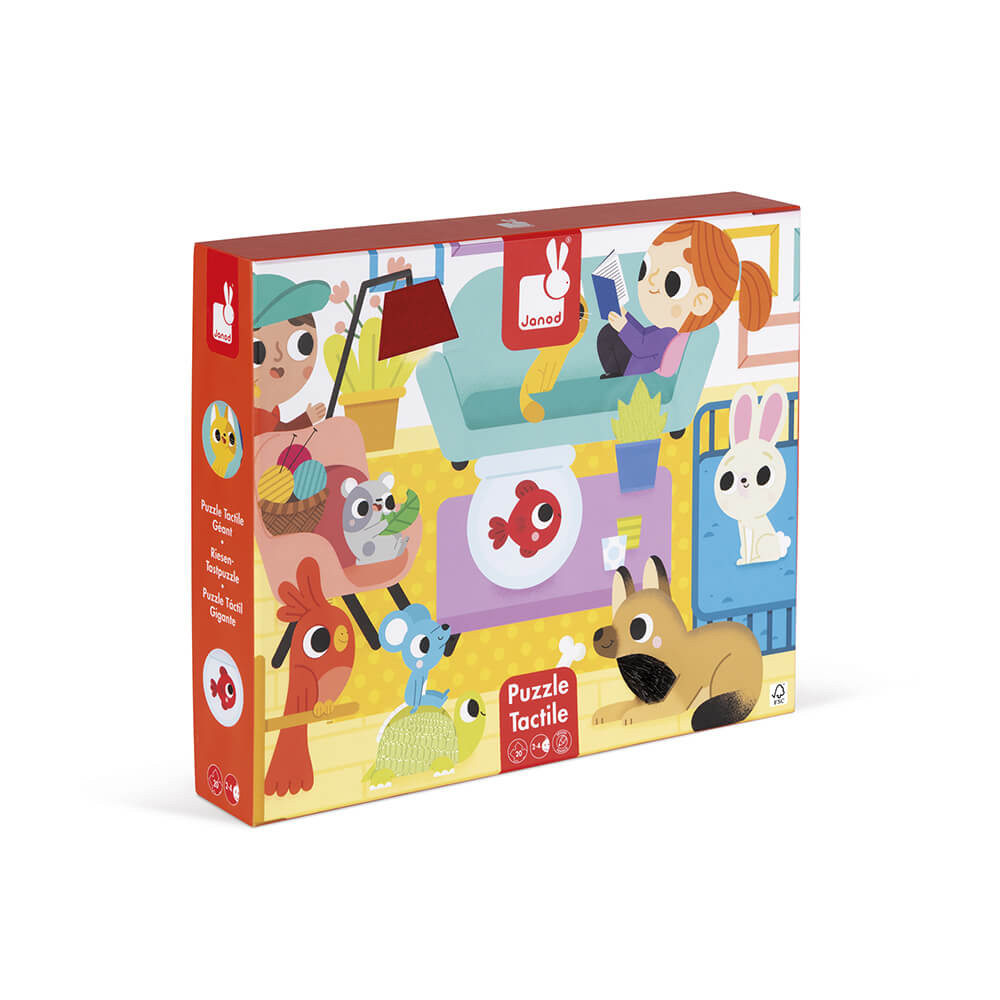 Puzzle tattile animali domestici 20pz