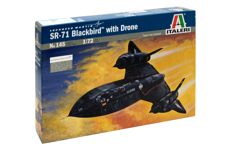 SR-71 Blackbird with Drone 1:72