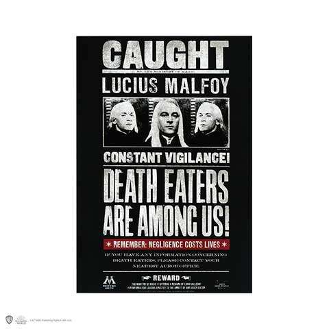 Quaderno Lucius Malfoy arrestato