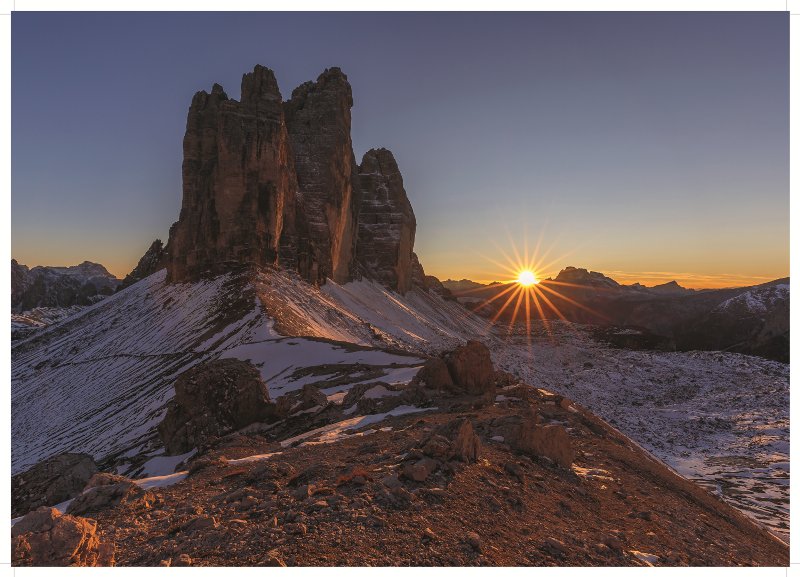 Le tre cime di Lavaredo 1000 pz