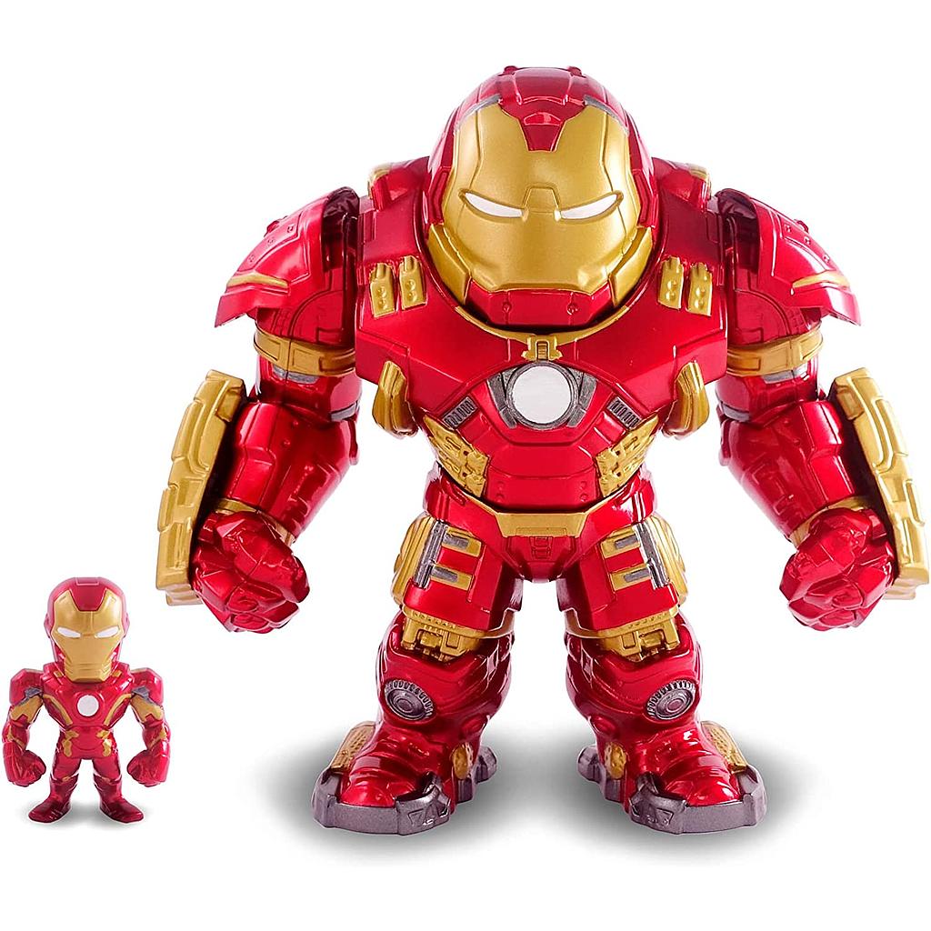 Iron Man con armatura Hulkbuster cm. 15 e Iron Man cm. 5 die cast