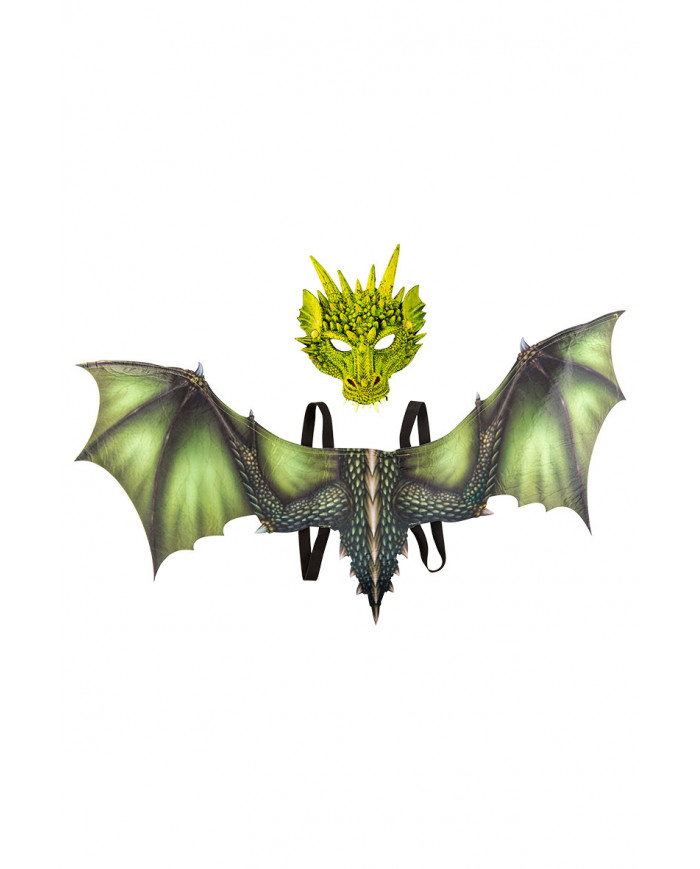 set drago ali e maschera