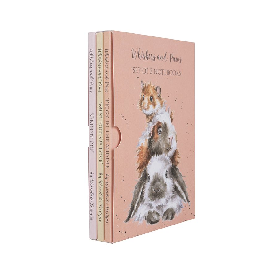 Set 3 Notebooks - Whiskers and Paws
