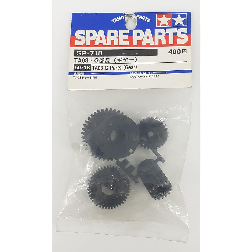 serie ingranaggi telaio TA-03 stampo G tamiya