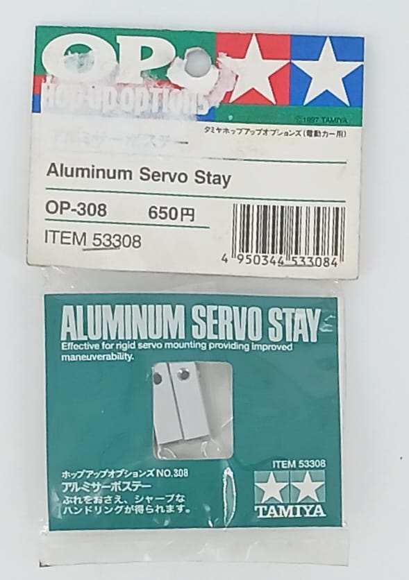 supporti in alluminio per servocomandi Tamiya