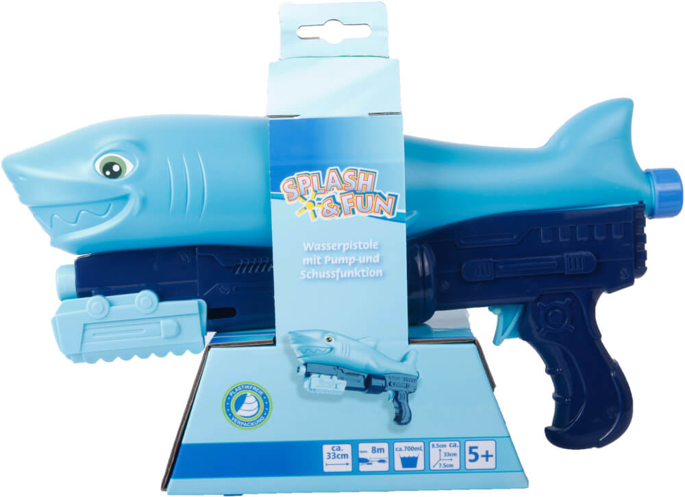 Pistola ad acqua squalo a pompa