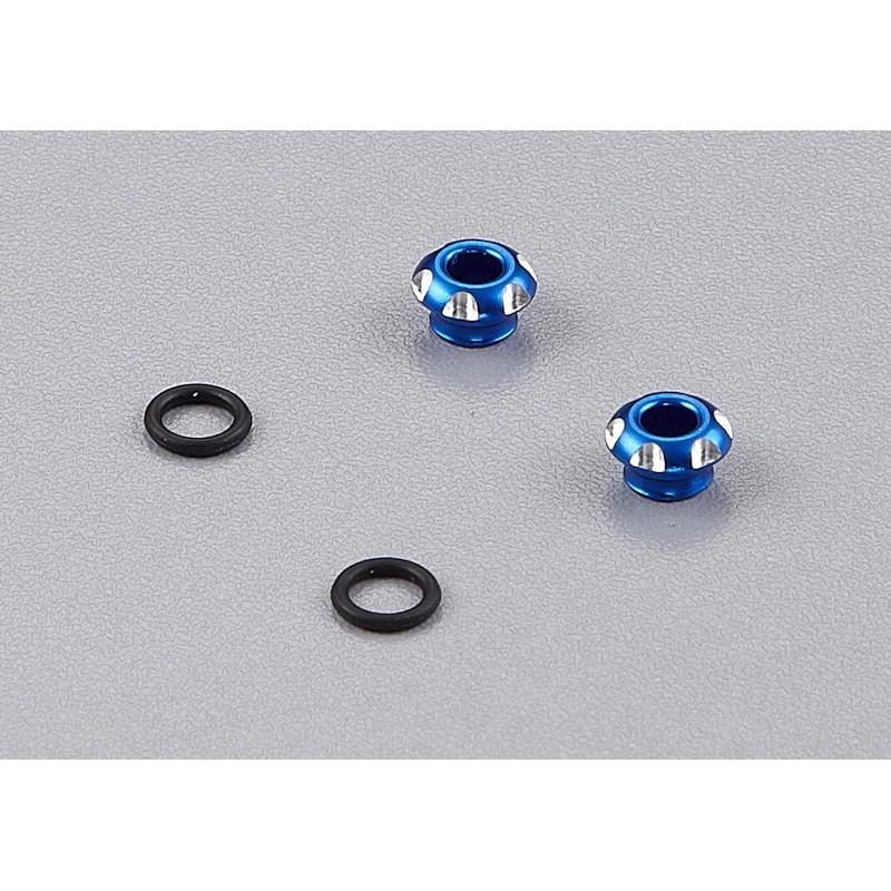 disco porta led in lega CNC 3mm blu