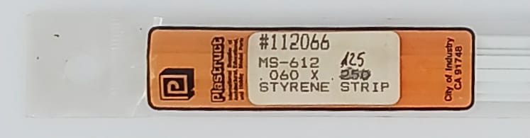 Styrene Strip Plastruct 1,5 x 3,1 mm