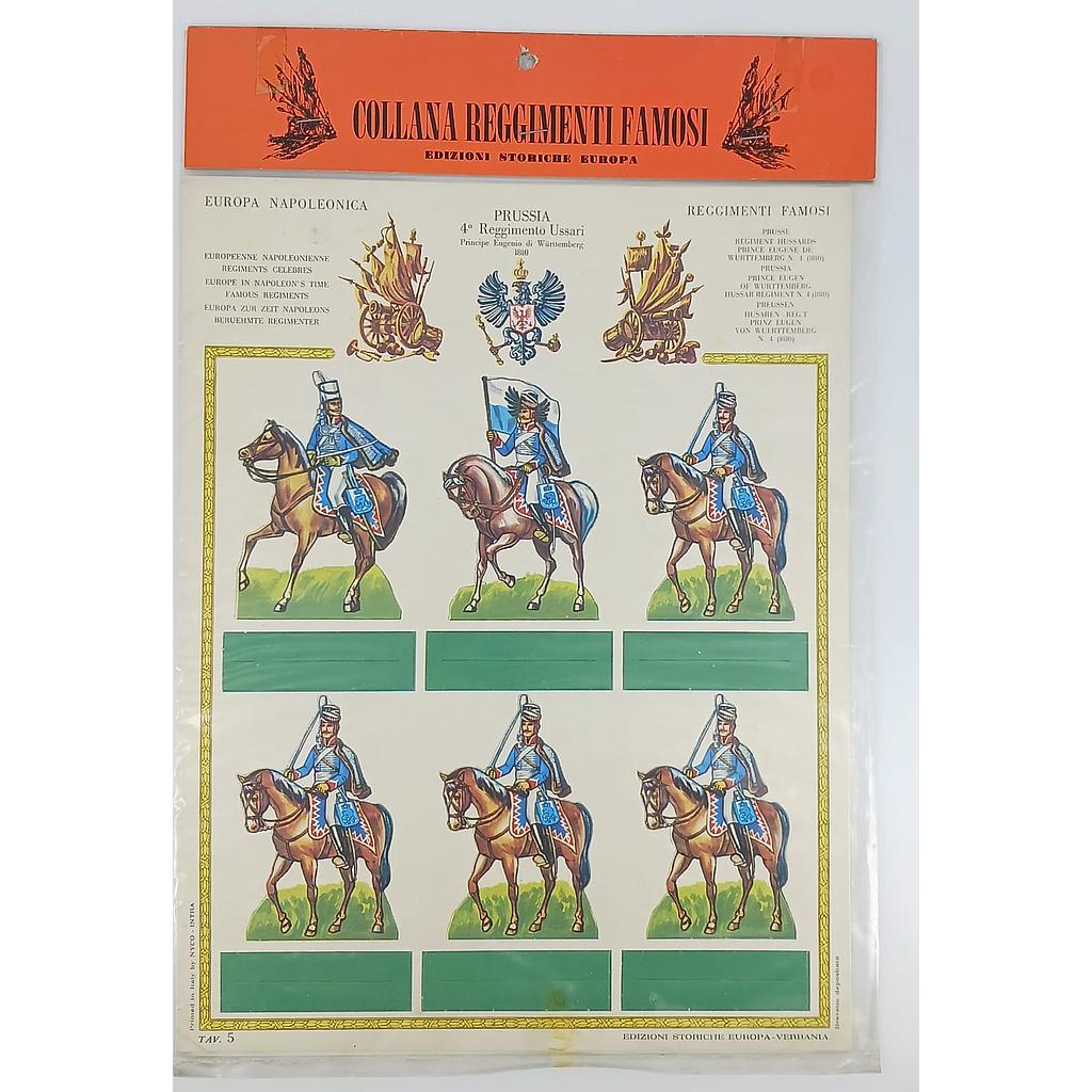 4 reggimento Ussari Prussia 1810