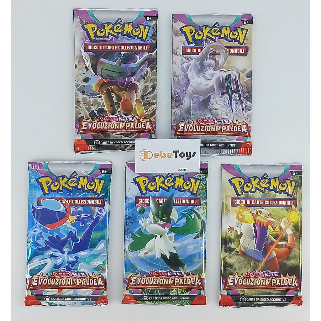 Busta Pokémon Scarlatto e violetto Evoluzioni a Paldea