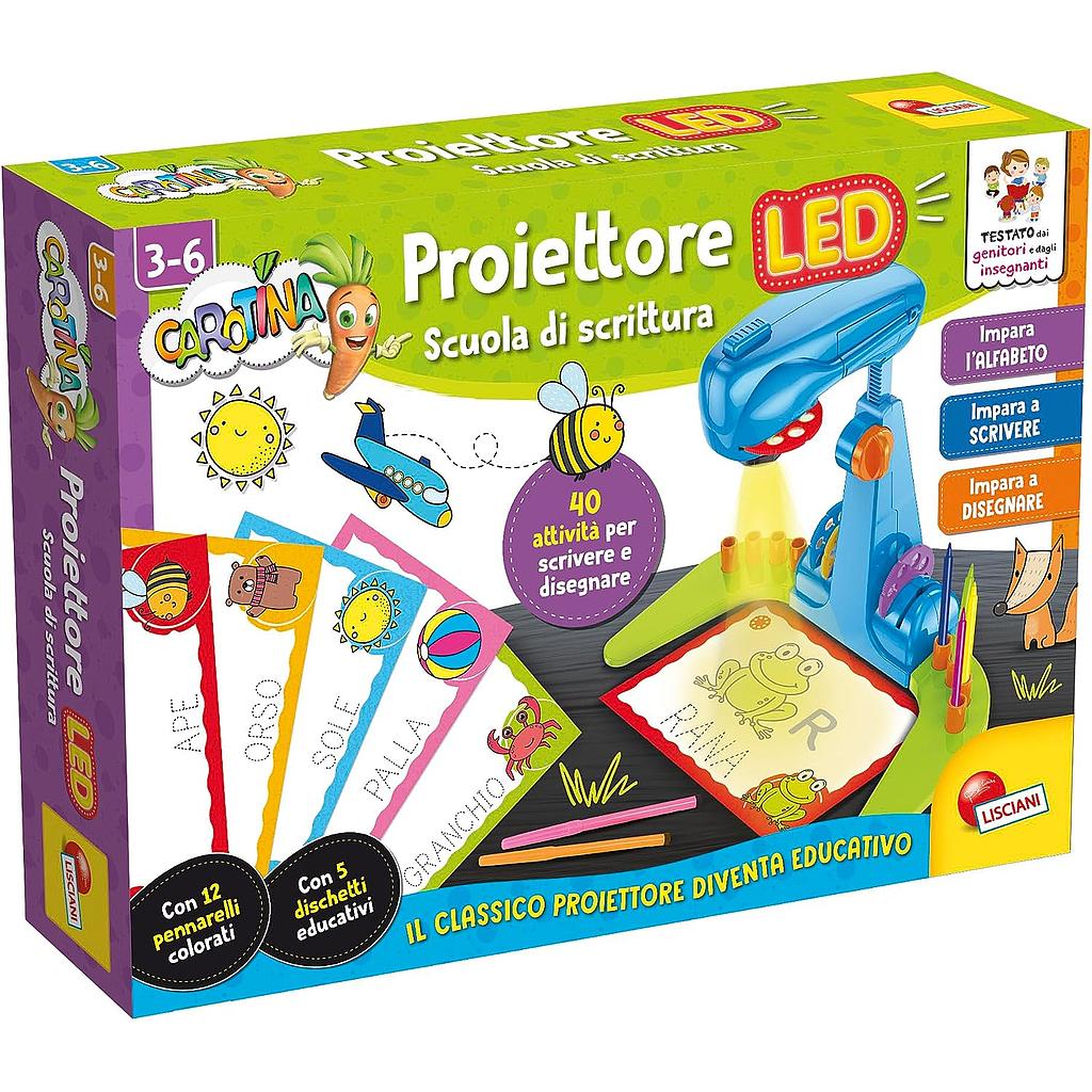 proiettore scuola di lettura  Carotina