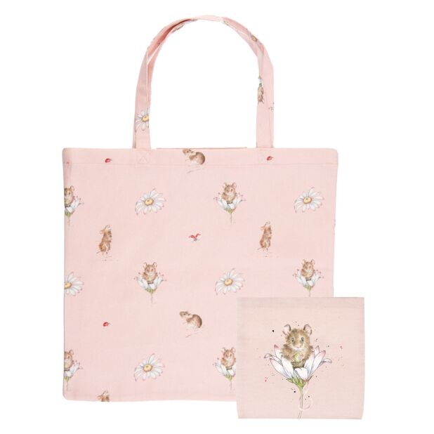 Borsa per la spesa pieghevole - Oops un topo nella margherita