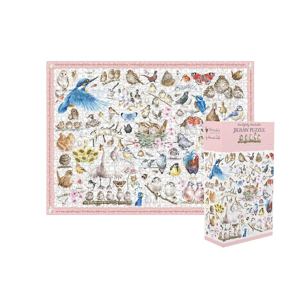 Garden Birds puzzle 1000