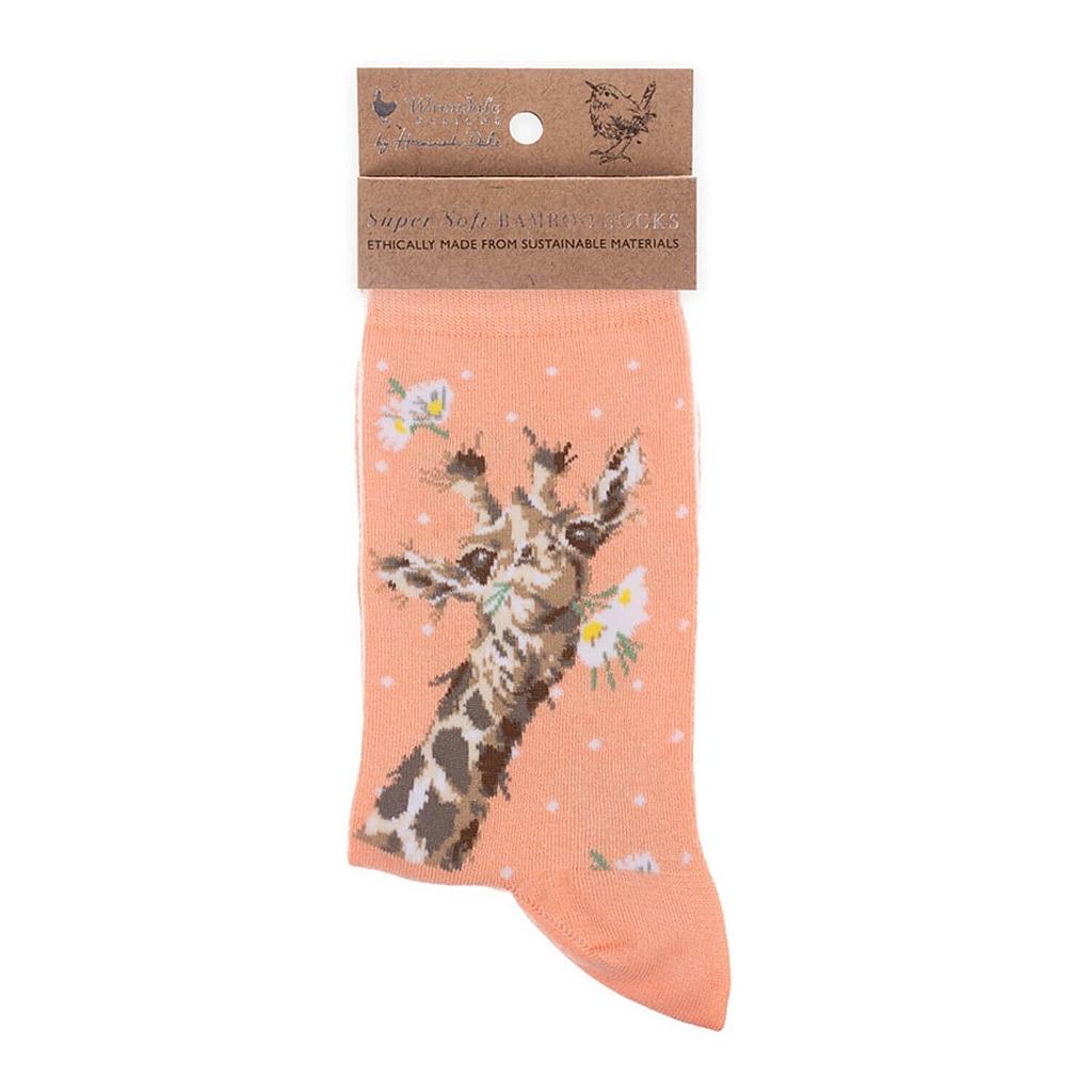calzini Giraffe Flowers