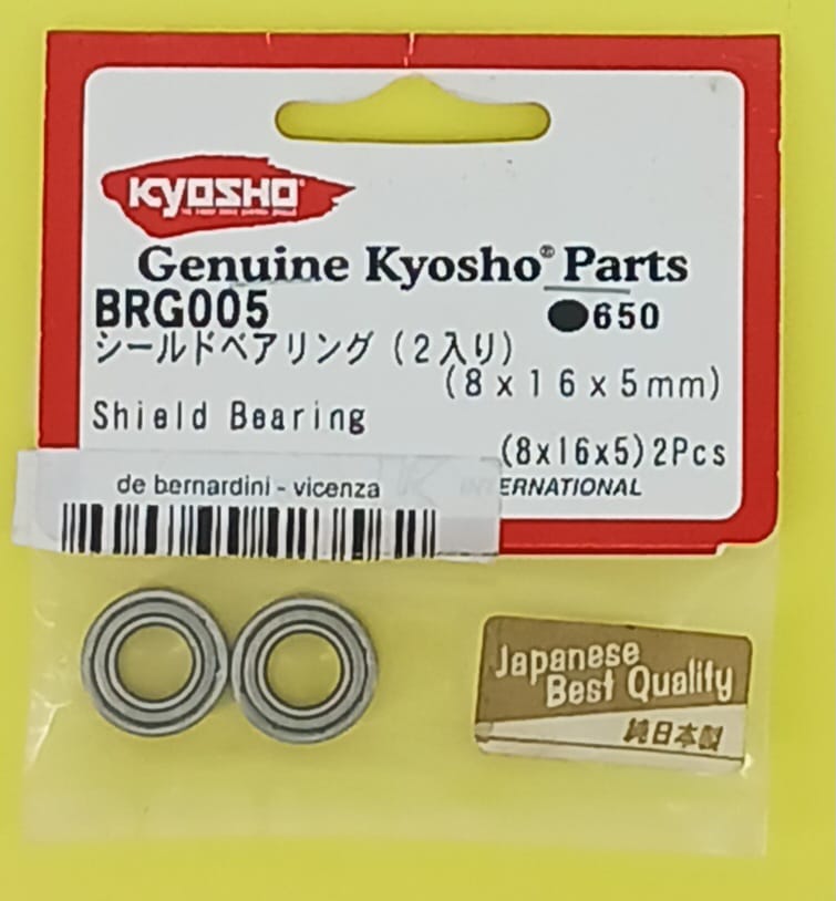 cuscinetti a sfera schermati 8x16x5mm