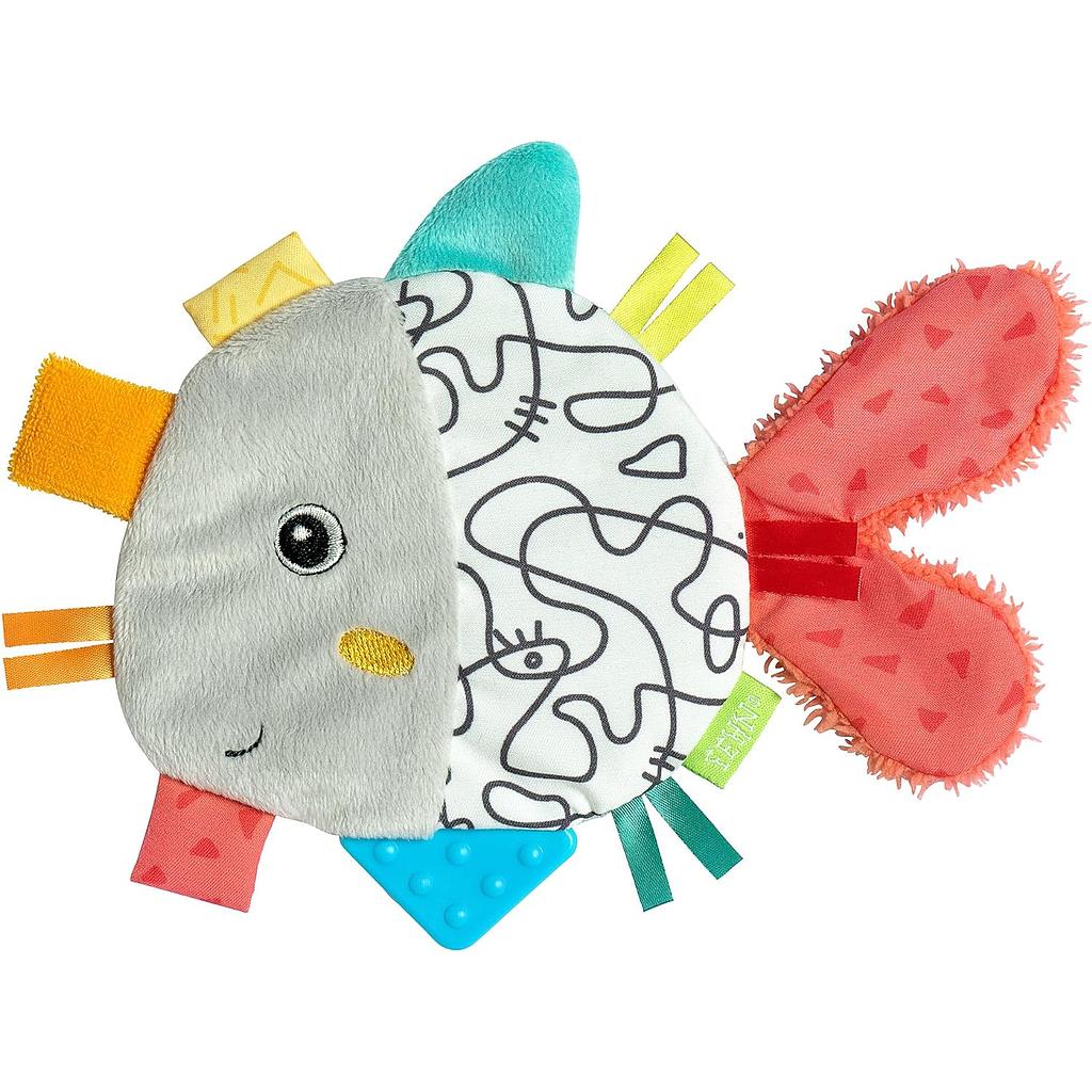 Doudou pesce in tessuto crepitante
