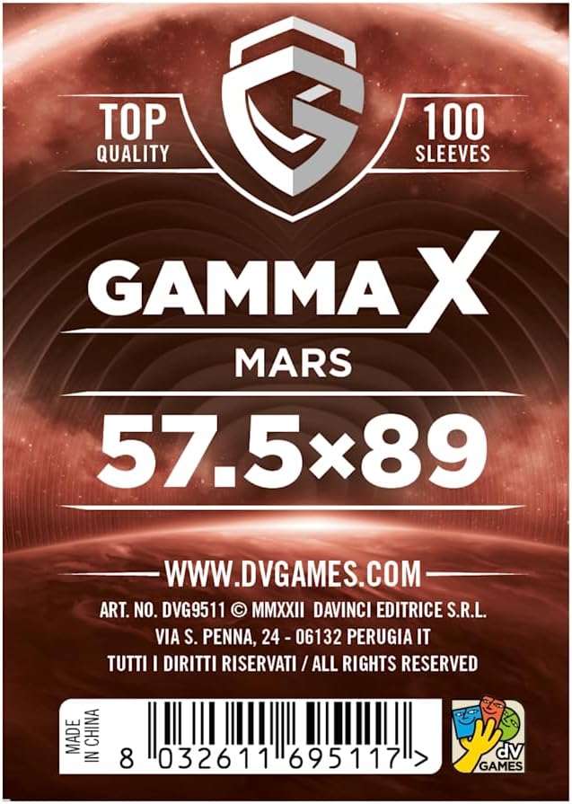 100 Buste protettive 57,5 x 89 Mars Gamma X