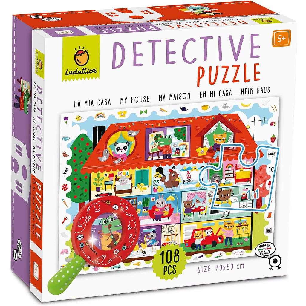 Puzzle detective casa 108 pezzi