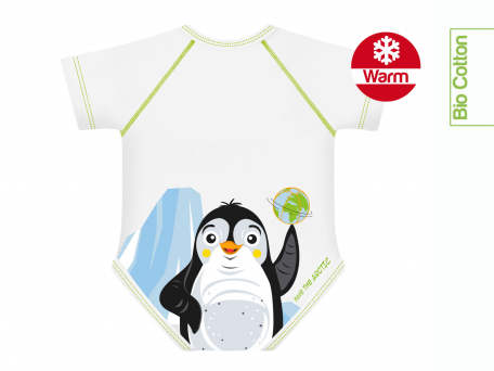 Pinguino body 0-36m bio cotton warm