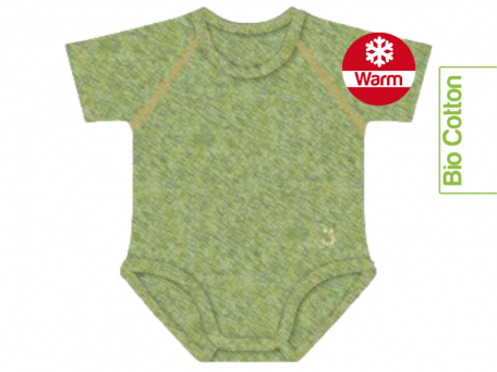 Body melange verde 0-36m bio cotton warm