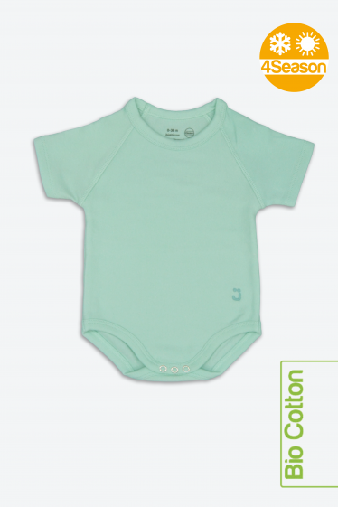 Body verde acqua 0-36m bio cotton 4season