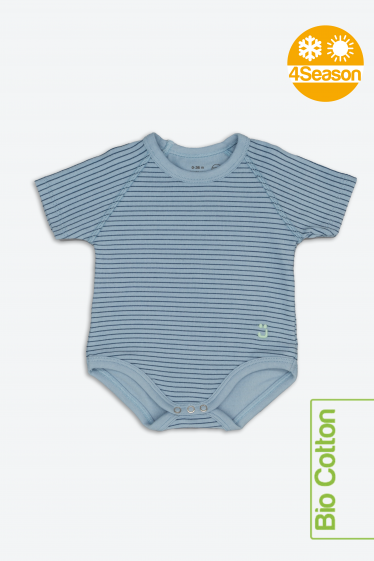 Body righe blu 0-36m bio cotton 4season