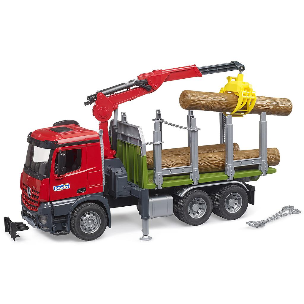 Camion Arcos con gru trasporto tronchi