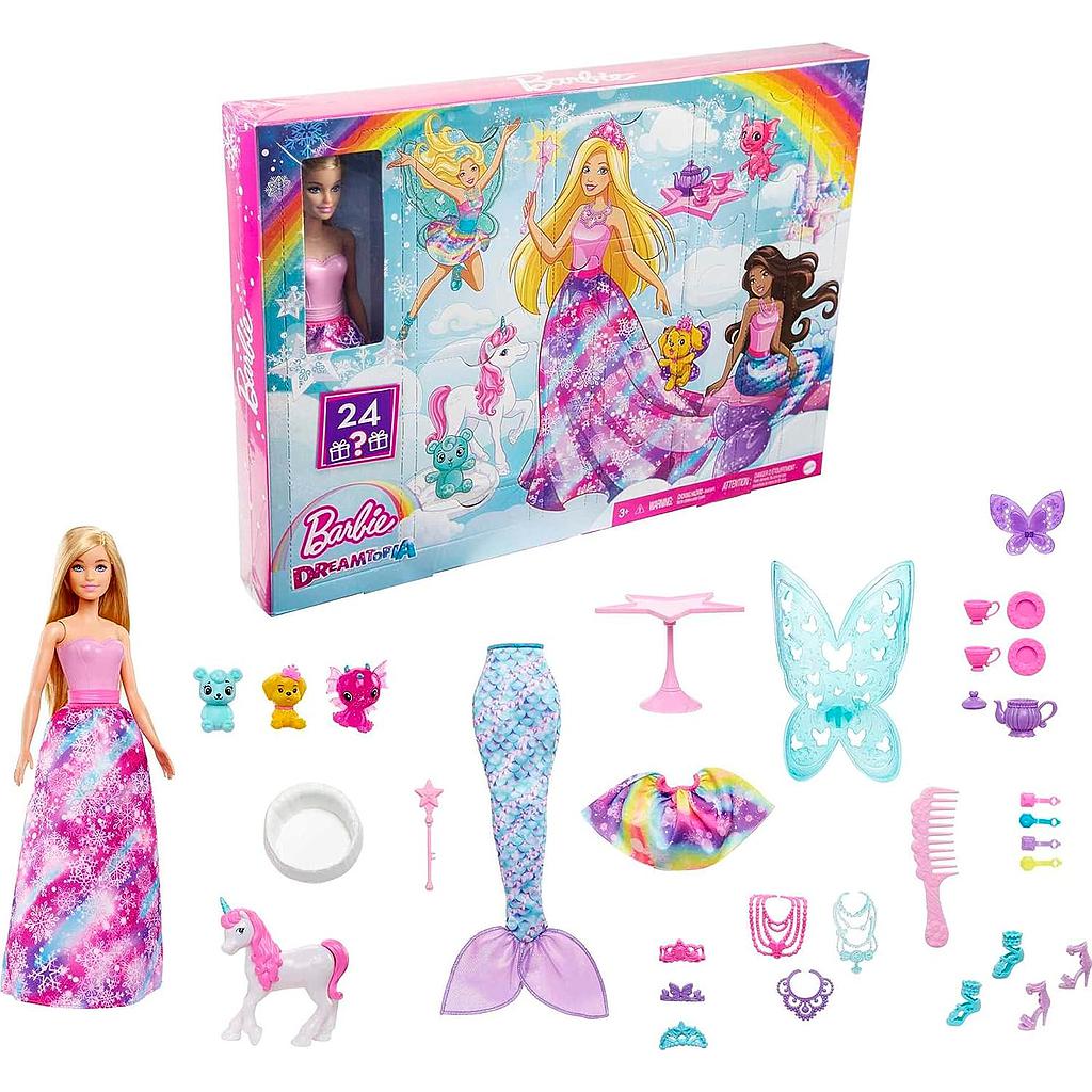 Barbie Dreamtopia Calendario dell’Avvento