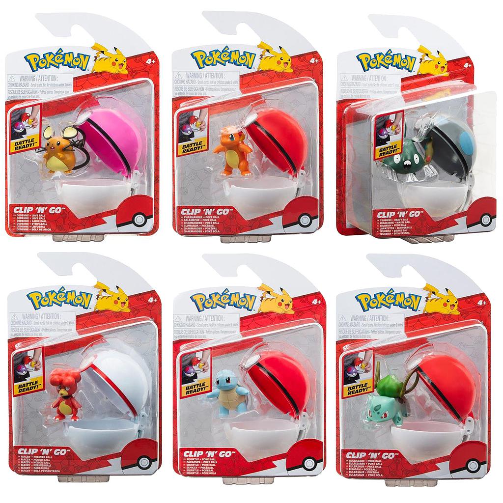 Pokemon clip n go Assortiti