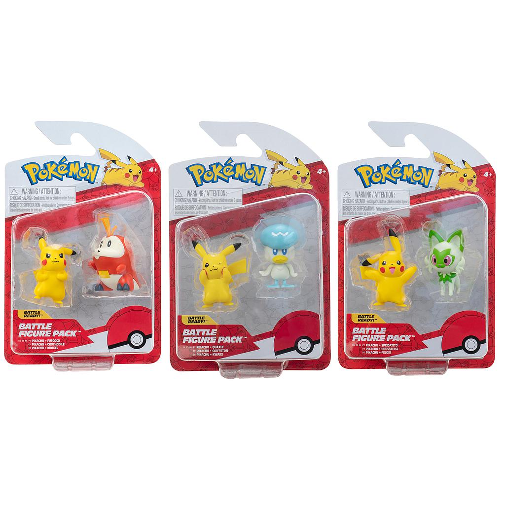 Pokemon battle figure con pikachu assortiti