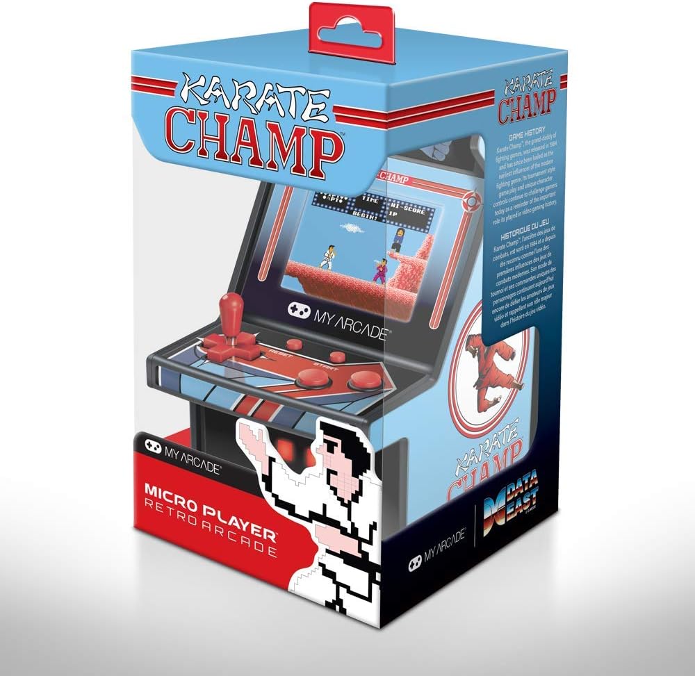 Karate Champ Micro Player 6.75&quot; Mini cabinato retro