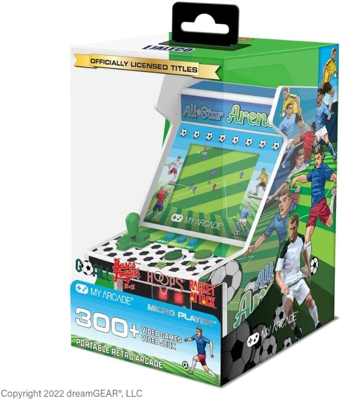 All-stars Arena Micro player 6.75&quot; Mini cabinato 307 giochi in 1