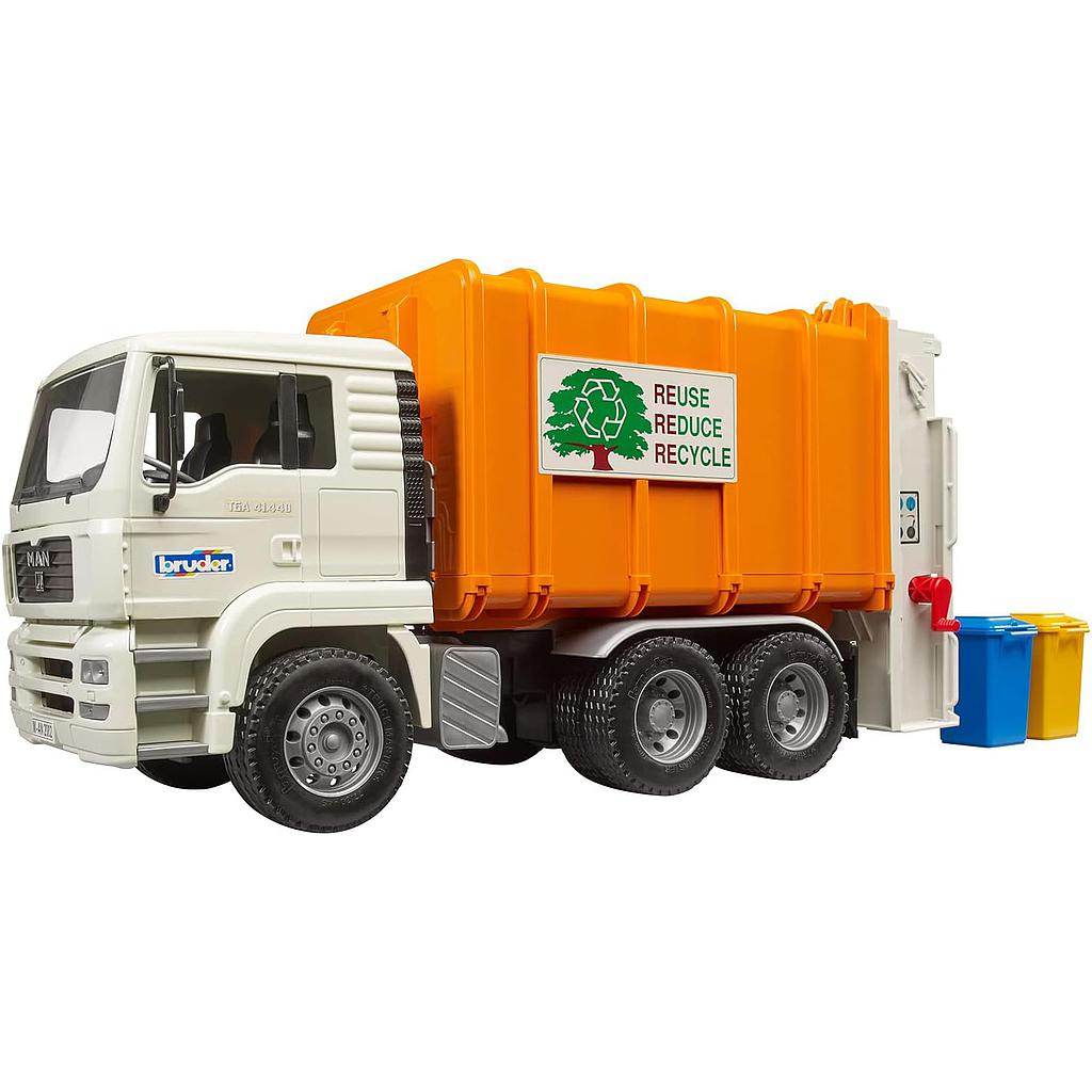 Camion Trasporto rifiuti arancione