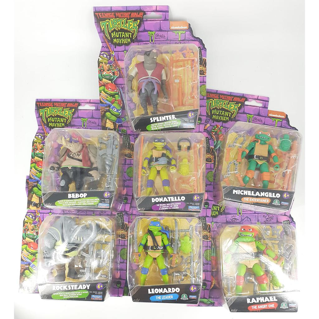 Turtles mutant mayhem 12 cm personaggio