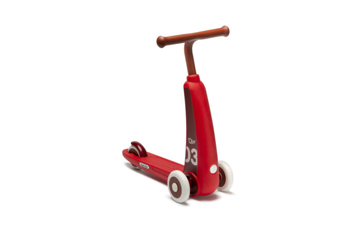 monopattino Dino 3 ruote rosso