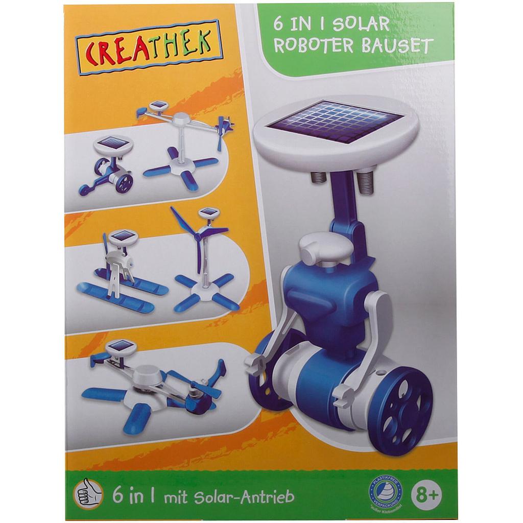 Set costruzione robot solare 6 in 1