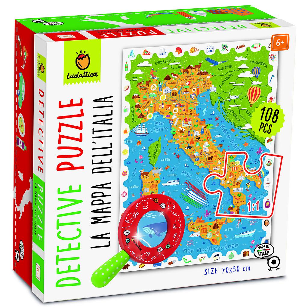 Puzzle detective Italia 108 pz