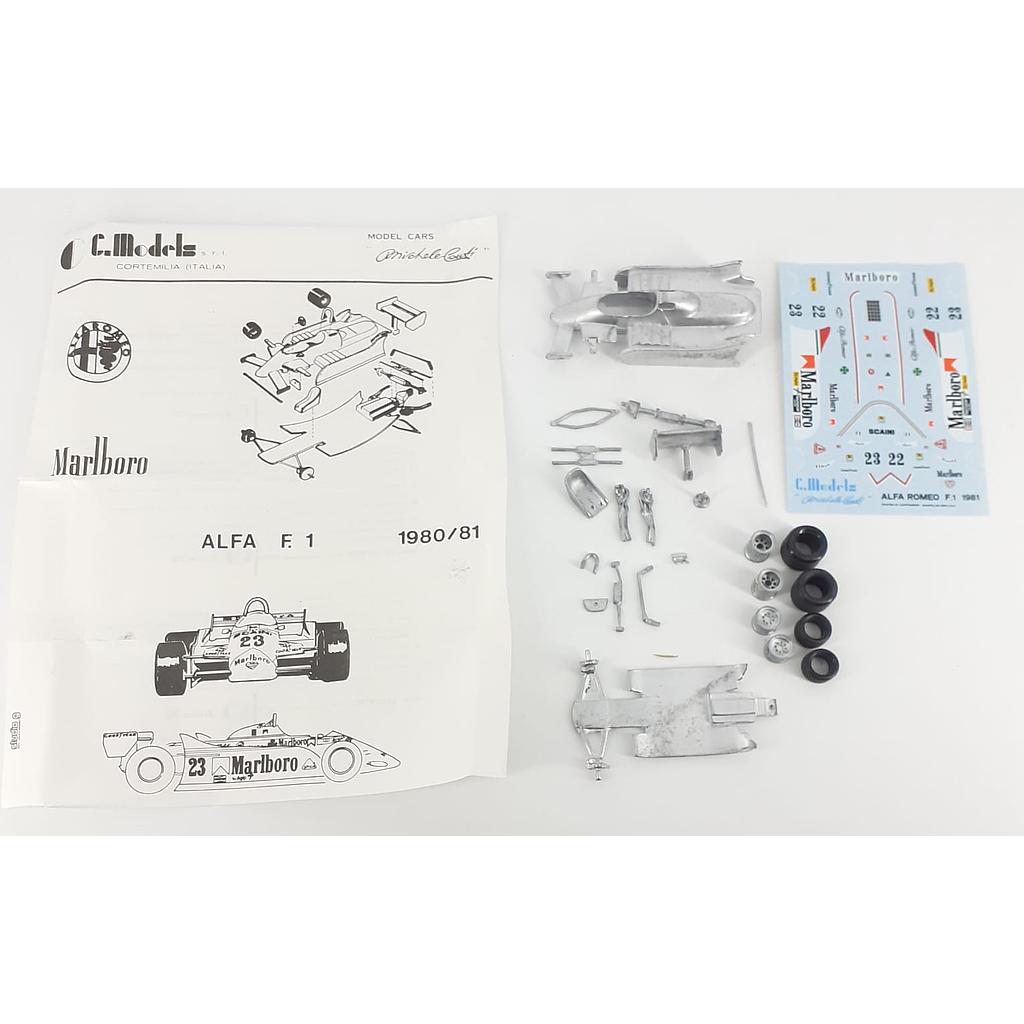 auto Alfa Romeo 179 F1 1980/81 kit 1/43