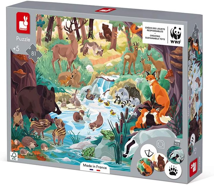 Puzzle cerca e trova le impronte 81pc