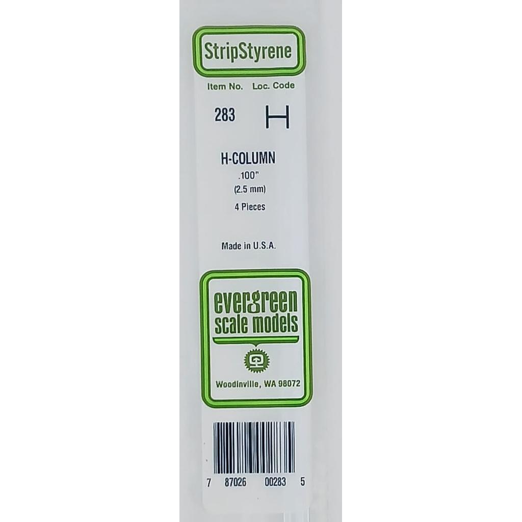polistirene 2,5 mm 4 pz colonna H Evergreen
