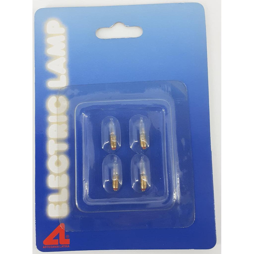 4 mini lampadine a goccia