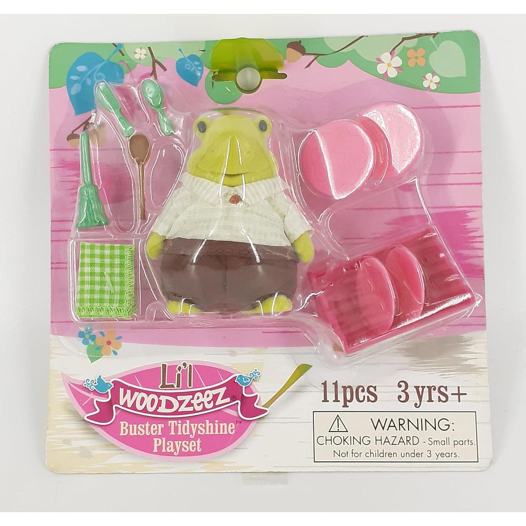 Li'L Woodzeez set pulizia per Tartaruga